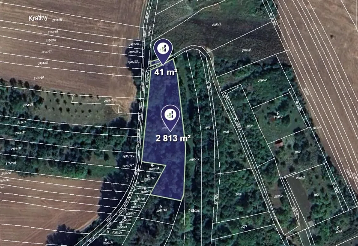 Prodej pozemku 2854 m²